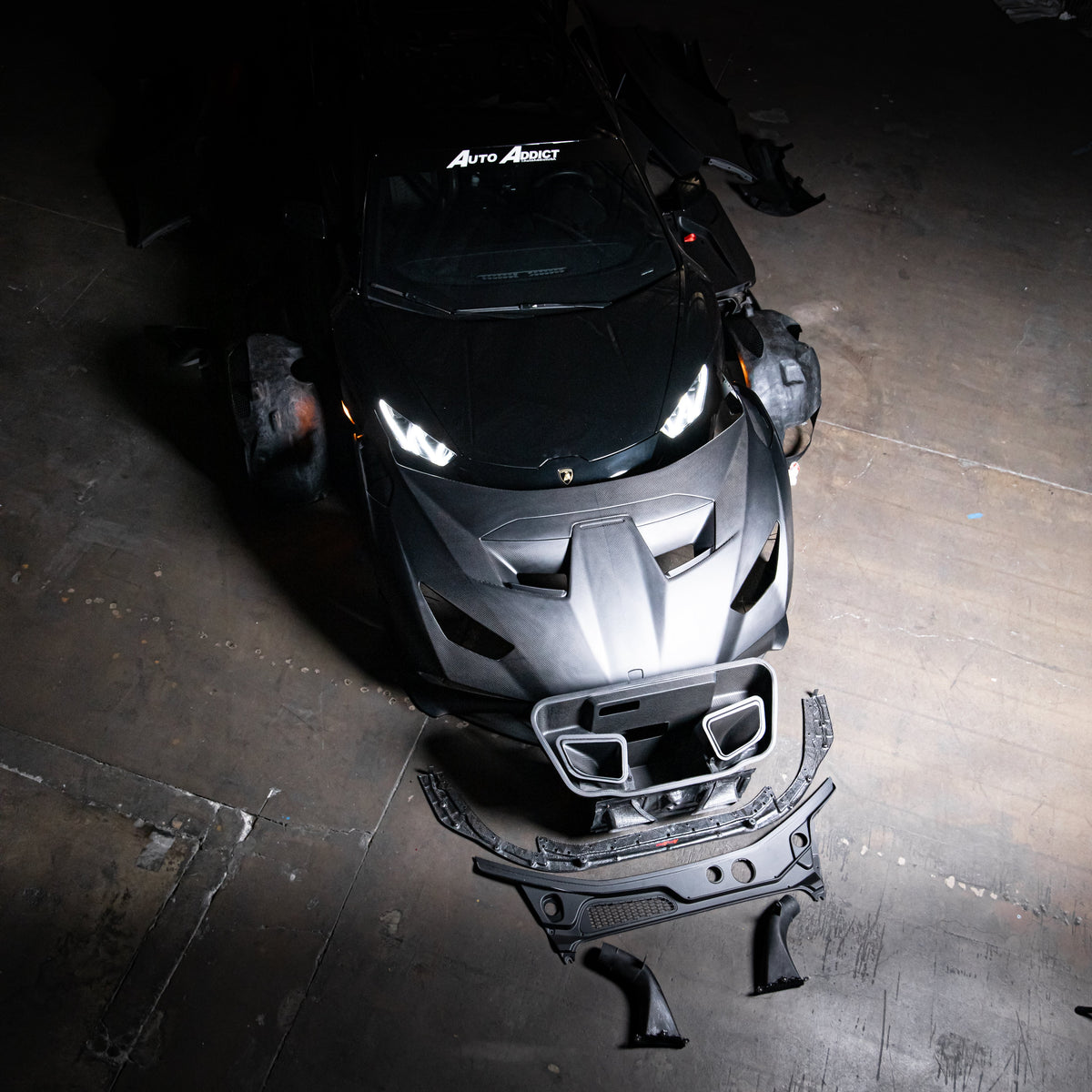 Lamborghini Huracán STO Conversion: The Ultimate Dry Carbon Fiber Transformation by Auto Addict USA