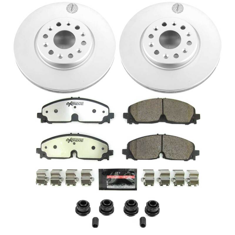 Power Stop 20-24 Buick Enclave Front Z36 Coated Truck & Tow Brake Kit
