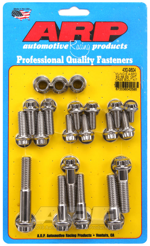 ARP Muncie 4-spd 63-68 SS 12pt trans case bolt kit