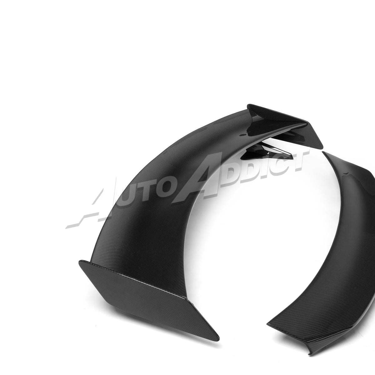 2024–2026 Mustang S650 Heritage SC™ V-Shaped Dry Gloss Carbon Fiber Rear Wing W/ Ducktail-Style Decklid