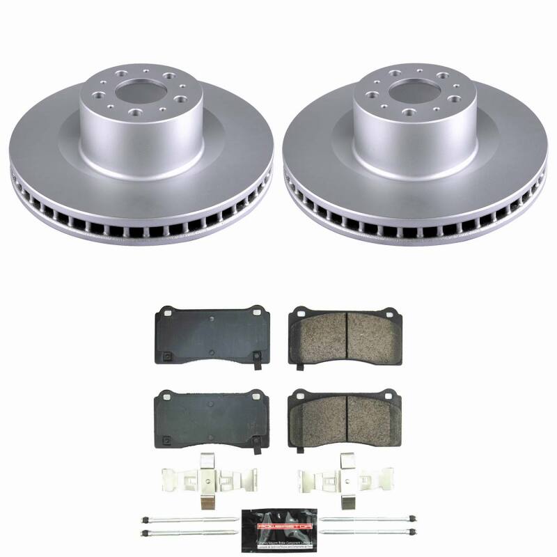 Power Stop 20-24 Tesla Y Front Z23 Coated Brake Kit