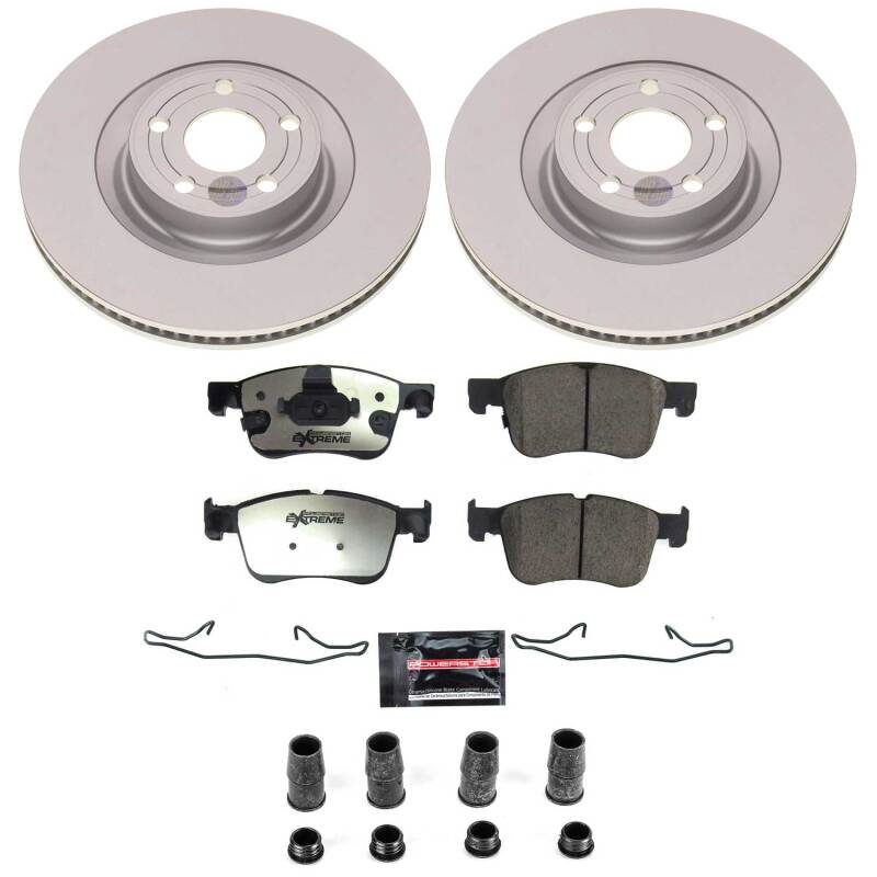 Power Stop 22-26 Ford Maverick Front Z36 Coated Truck & Tow Brake Kit