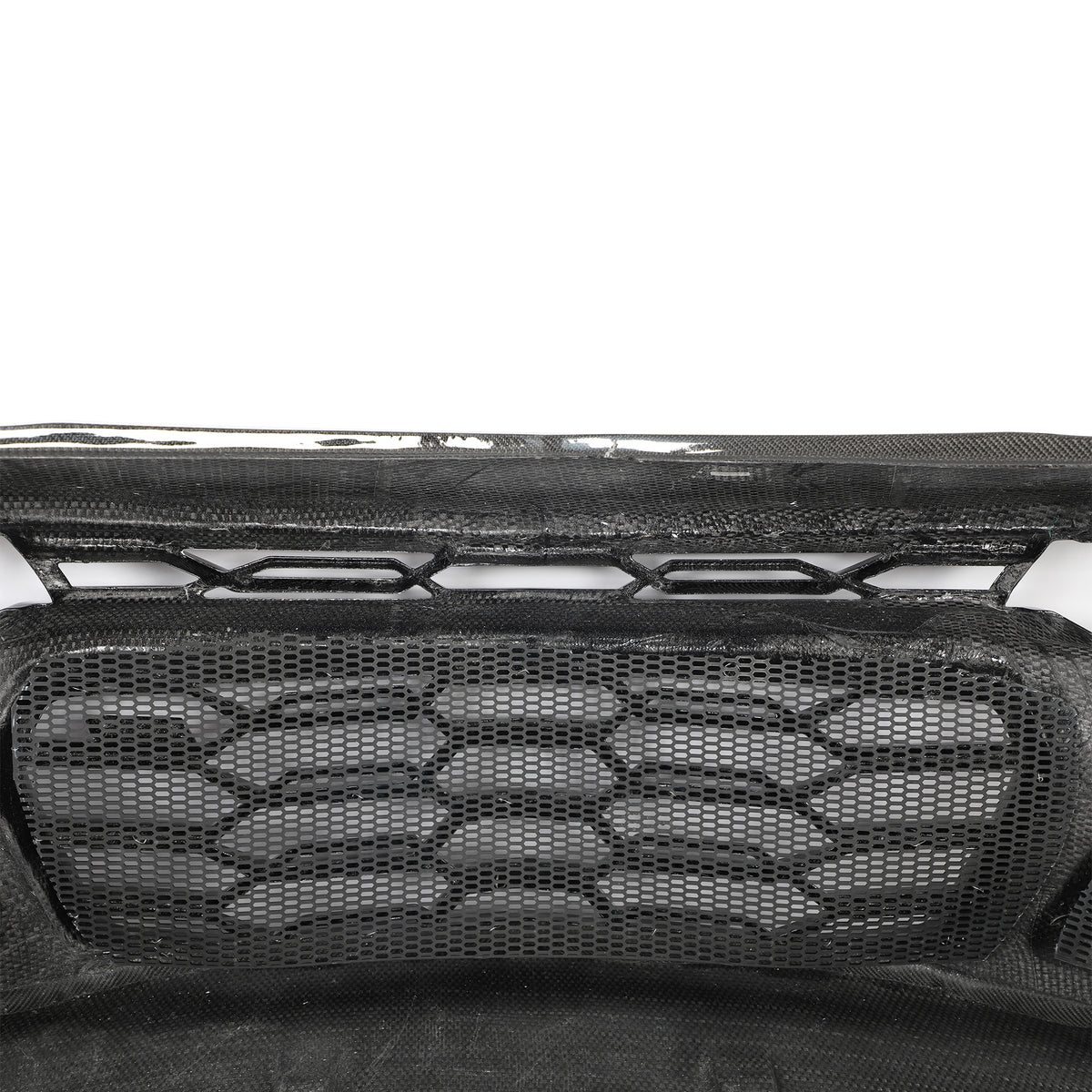 2010-2015 Chevy Camaro Black Panther 1PC Full Gloss Carbon Fiber Track Package Front Bumper Conversion