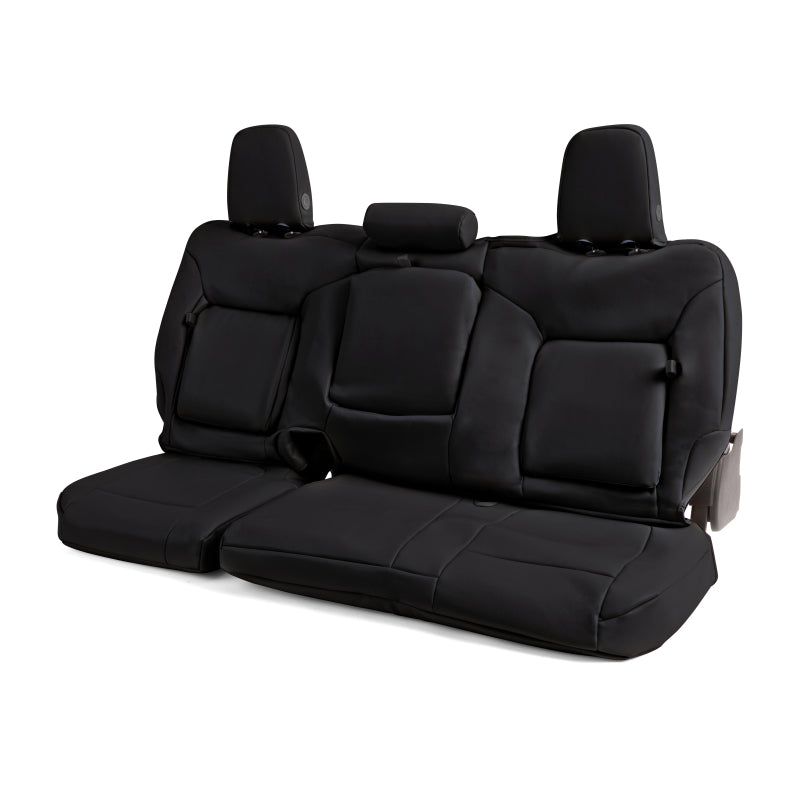 Covercraft 15-23 Dodge Challenger Leatherette PrecisionFit Custom Front Row Seat Covers - Black