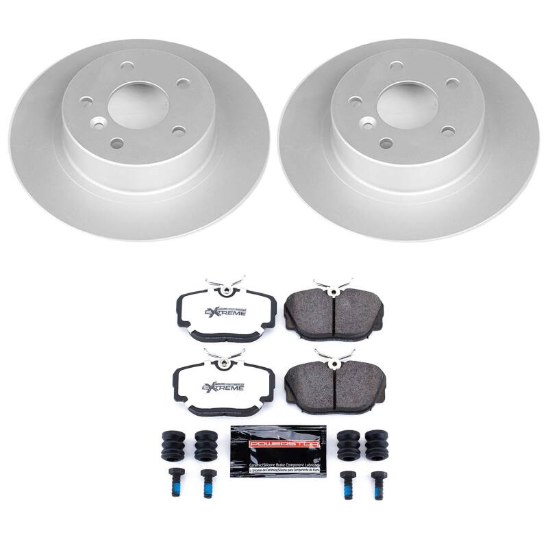 Power Stop 99-04 Land Rover Discovery Rear Z36 Coated Truck & Tow Brake Kit
