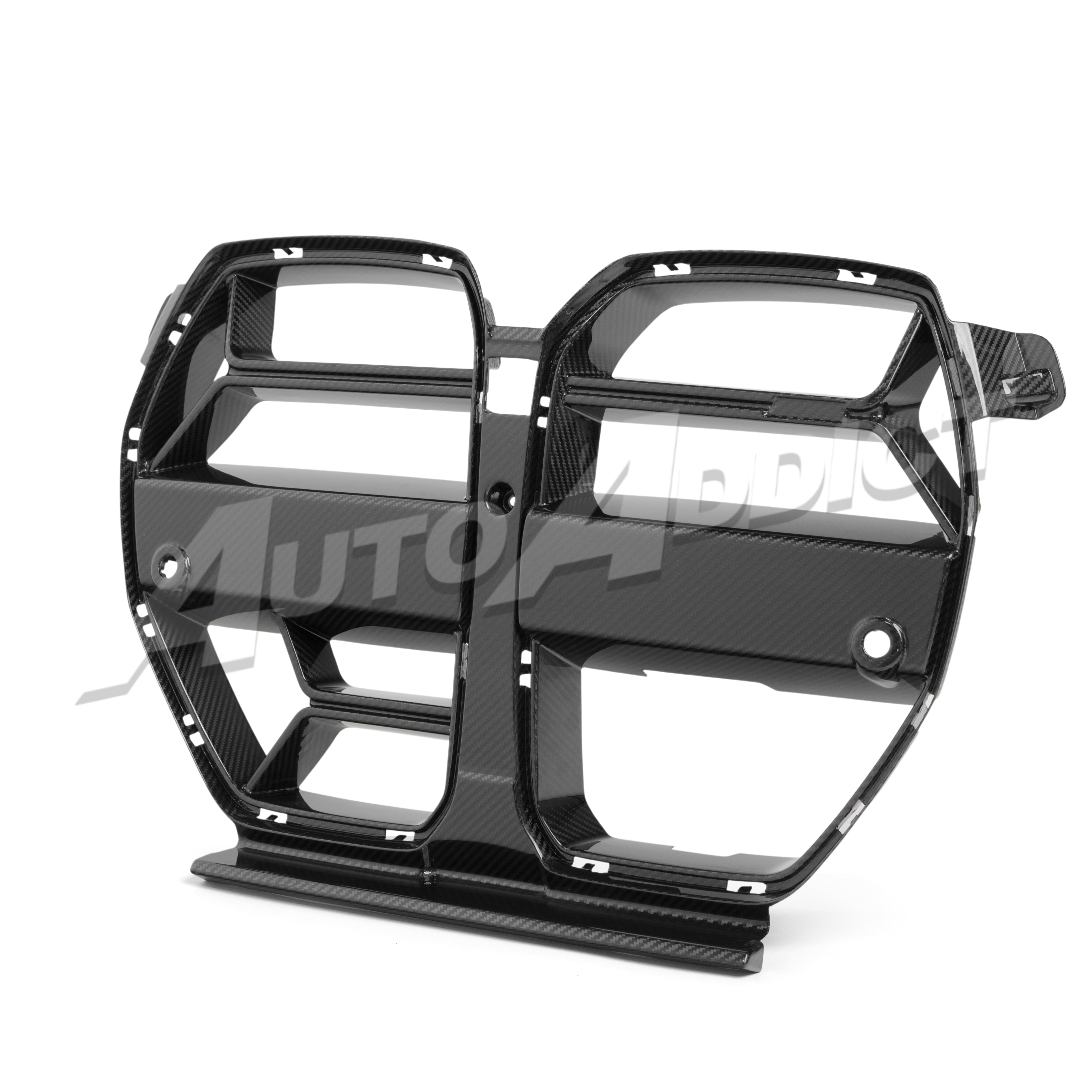 2021-2026 BMW G82 G83 M4 Dry Gloss Double Sided Carbon Fiber Lower Grill without ACC