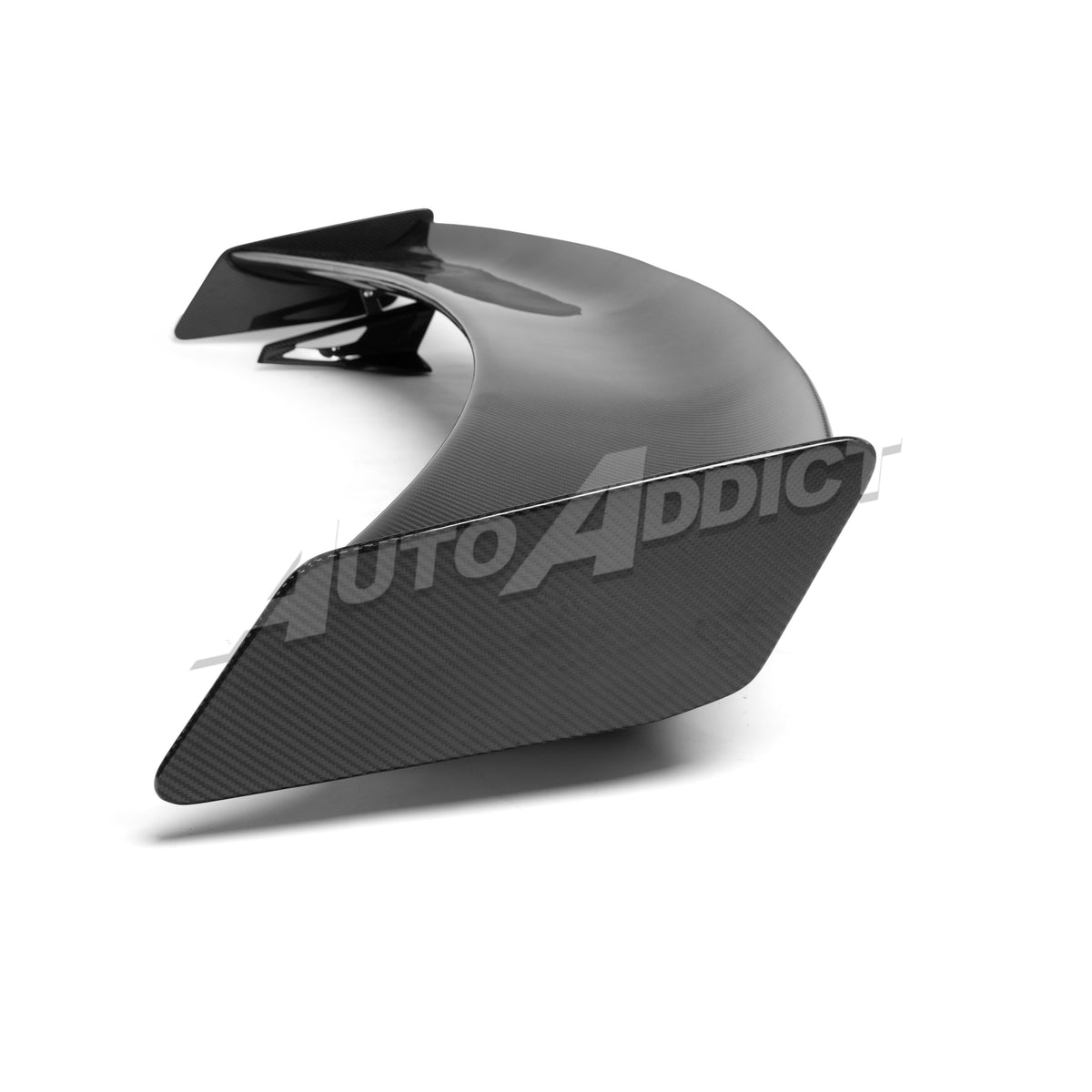 2024–2026 Mustang S650 Heritage SC™ V-Shaped Dry Gloss Carbon Fiber Rear Wing W/ Ducktail-Style Decklid