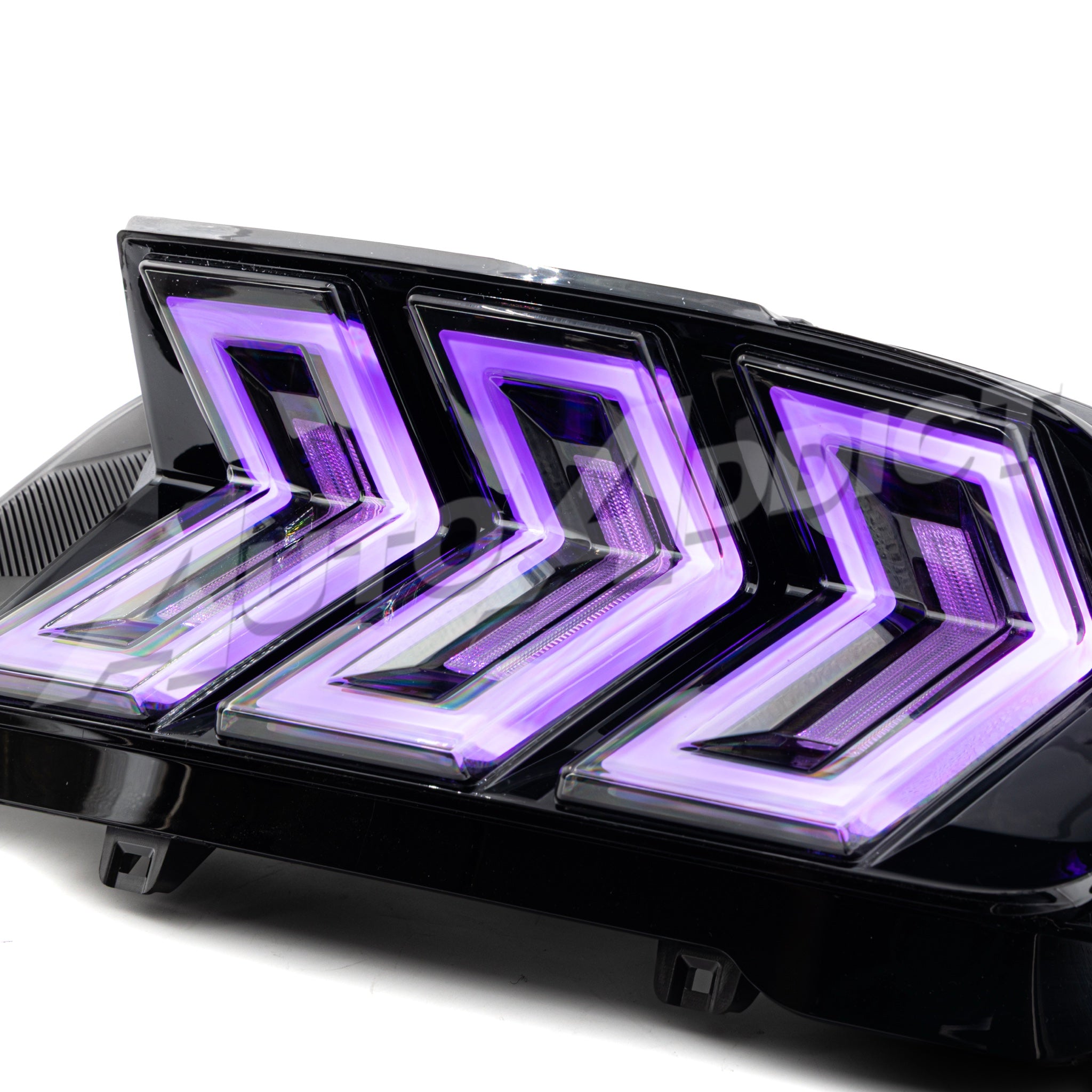 2015-2023 Mustang S550 Heritage-X RGB taillights by Auto Addict USA with dynamic startup animation