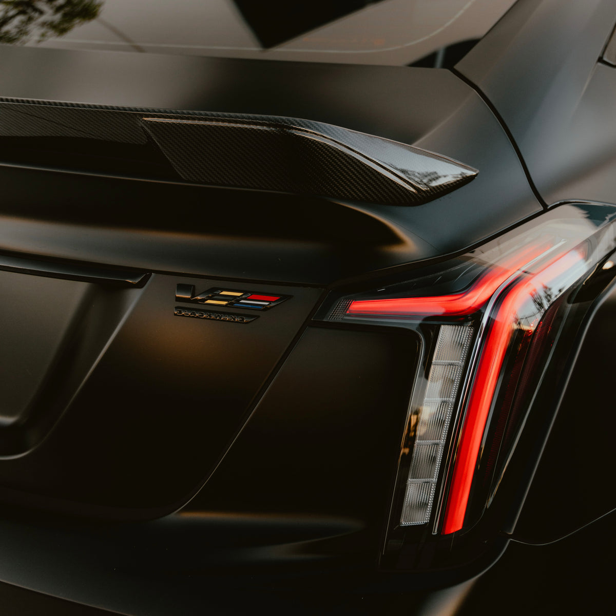 2022-2026 Cadillac CT5-V Blackwing Gloss Carbon Fiber Rear Spoiler