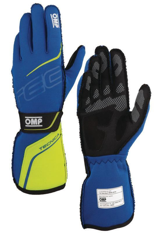 OMP TECNICA GLOVES FIA 8856-2018 WHITE / ANTHRACITE SZ XS