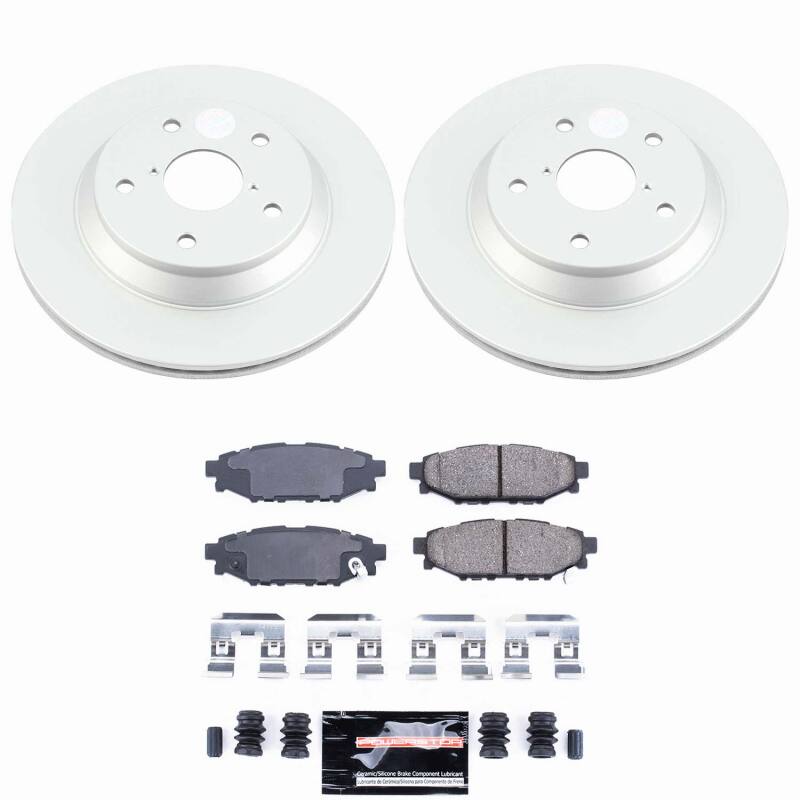 Power Stop 2024 Subaru Impreza Rear Z23 Coated Brake Kit