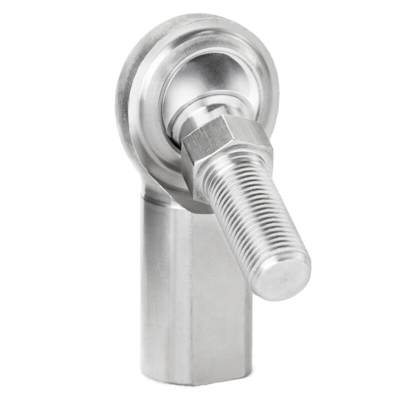 QA1 G Series 2-Pc Rod End - Female/Right Hand - .25in Bore x 1/4-28 w/Stud - Stainless Steel w/PTFE