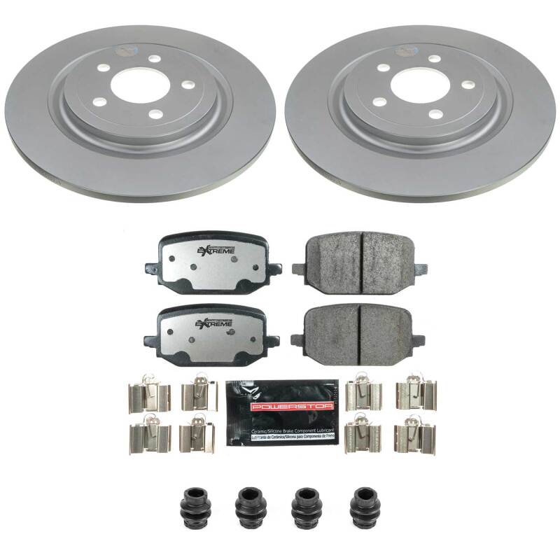 Power Stop 20-25 Ford Explorer Rear Z36 Coated Truck & Tow Brake Kit