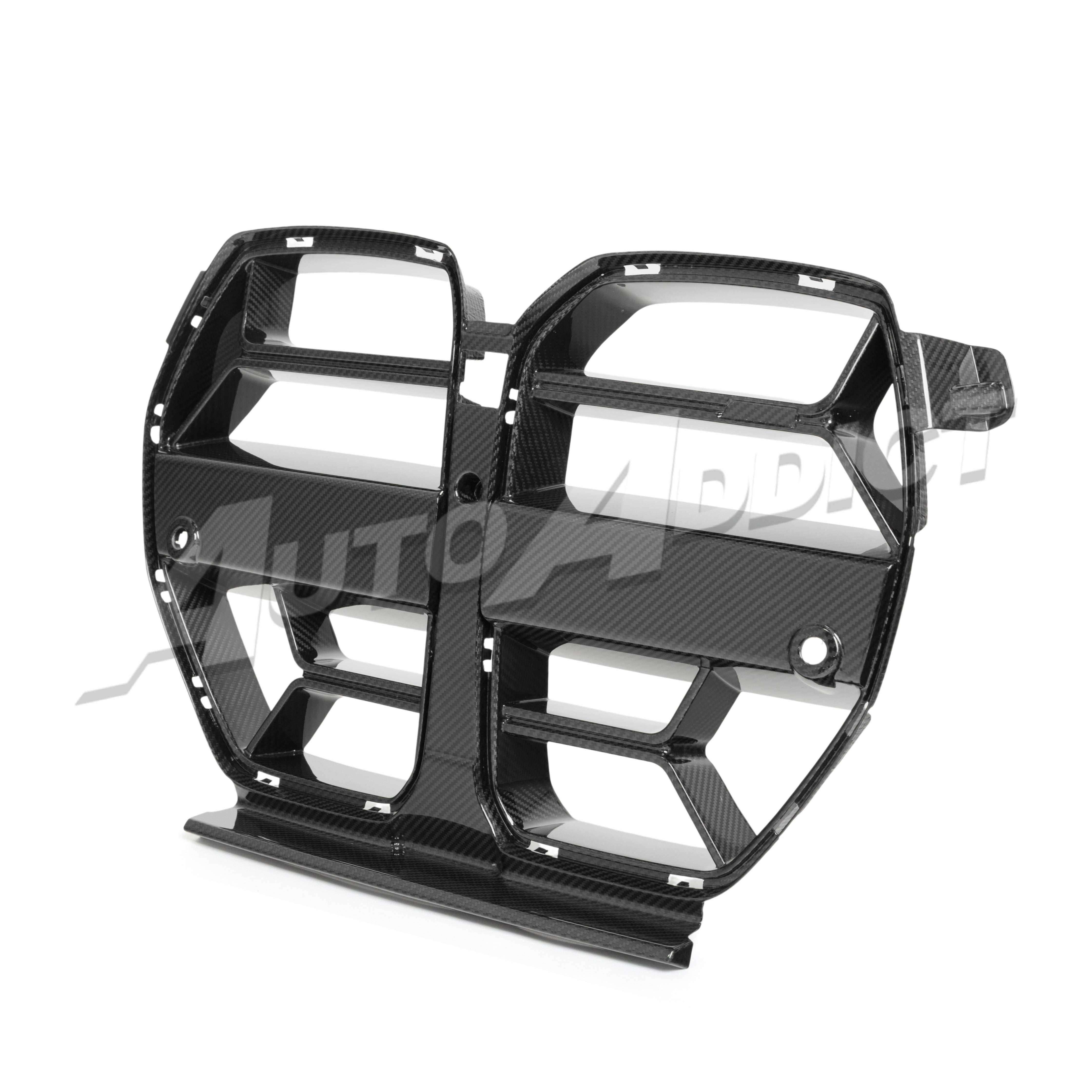 2021-2026 BMW G82 G83 M4 Dry Gloss Double Sided Carbon Fiber Lower Grill without ACC