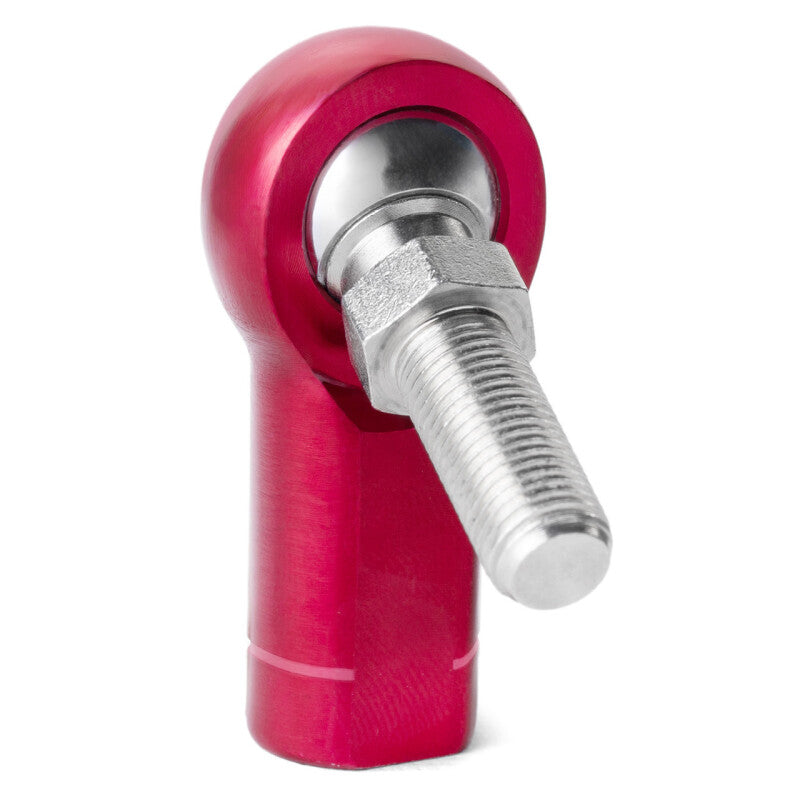 QA1 A Series Endura Rod End - Female/Left Hand - .3125in Bore x 5/16-24 w/Stud - Red Aluminum
