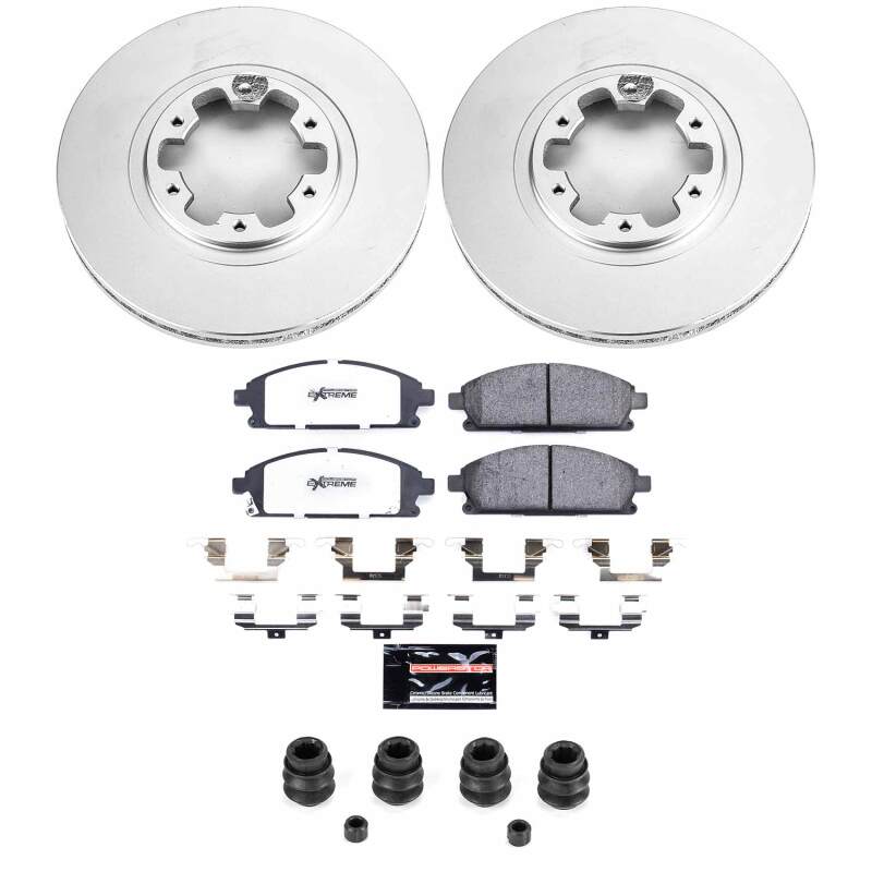 Power Stop 97-03 Infiniti QX4 Front Z36 Coated Truck & Tow Brake Kit