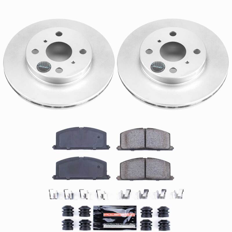 Power Stop 96-98 Toyota Paseo Front Z23 Coated Brake Kit