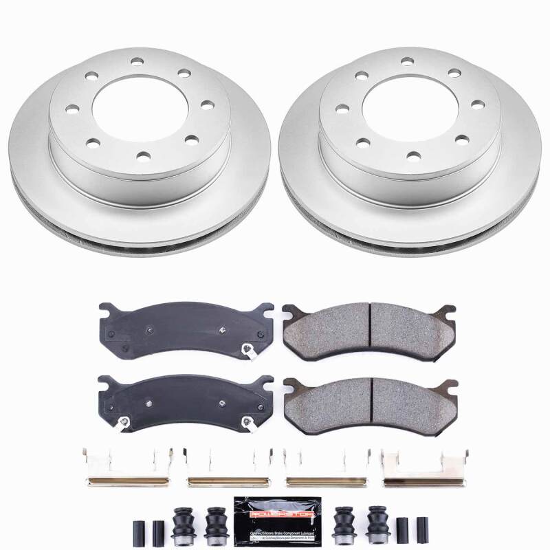 Power Stop 01-03 Chevrolet Silverado 1500 HD Rear Z23 Coated Brake Kit