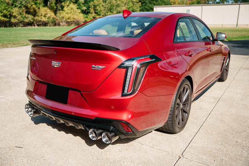 Corsa 22-25 Cadillac CT4 V Blackwing 3in Dual Mode Active Cat-Back 4.5in CF Polished Dual Rear Tip