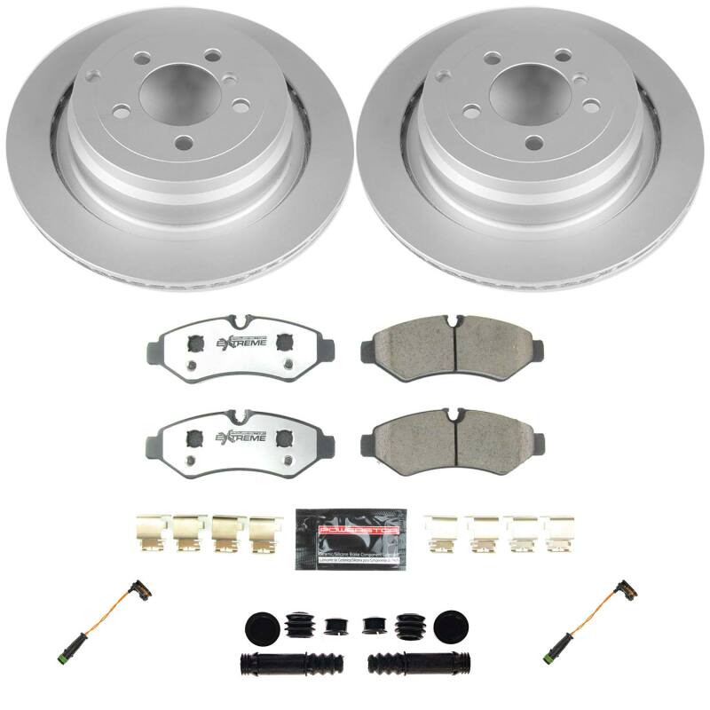 Power Stop 19-21 Freightliner Sprinter 3500 Rear Z36 Coated Truck & Tow Brake Kit
