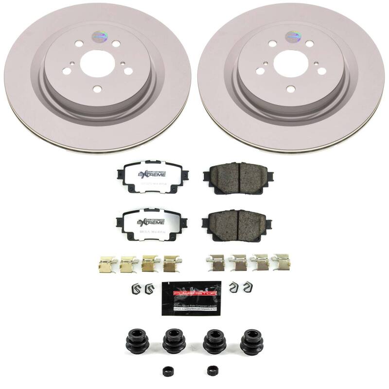 Power Stop 23-25 Lexus RX350 Rear Z36 Coated Truck & Tow Brake Kit