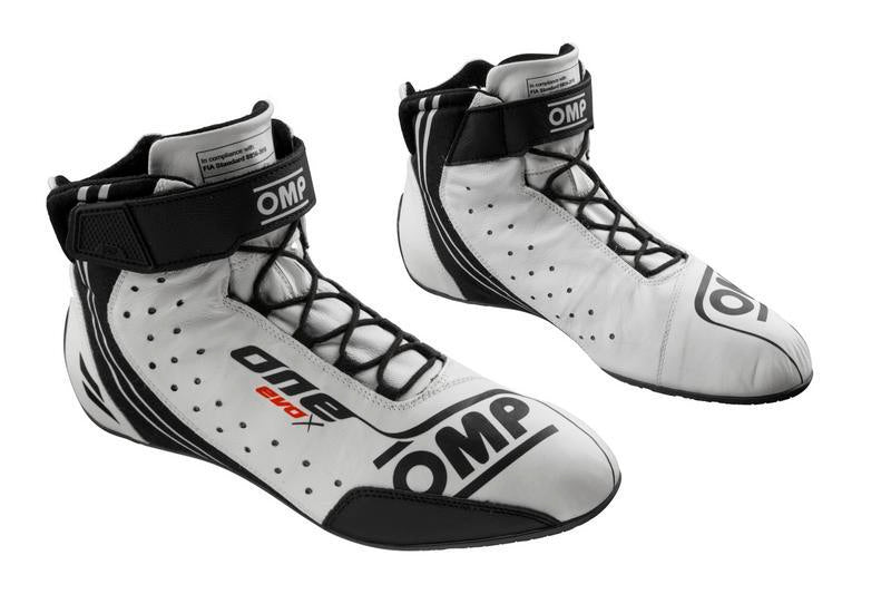 OMP ONE EVO X SHOES MY2024 FIA 8856-2018 BLACK SIZE 47