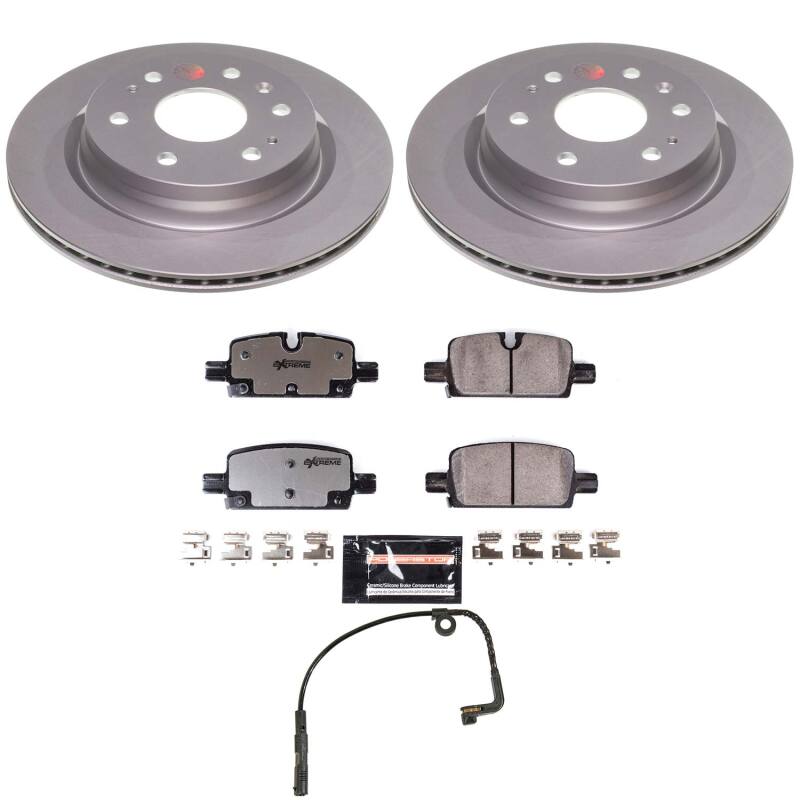 Power Stop 23-25 Chevrolet Colorado Rear Z36 Coated Truck & Tow Brake Kit