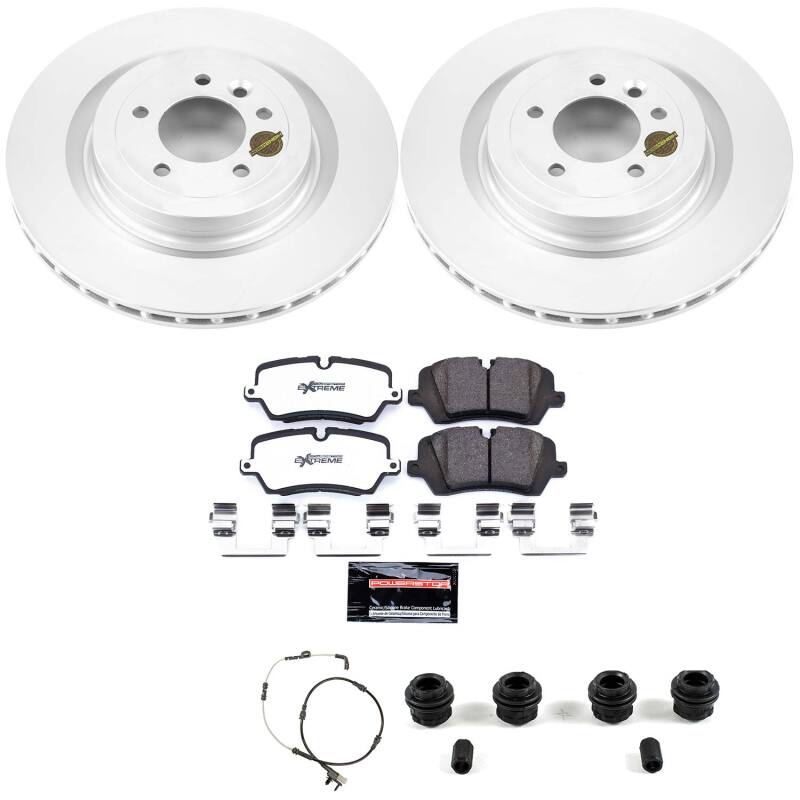 Power Stop 21-25 Land Rover Defender 110 Rear Z36 Coated Truck & Tow Brake Kit