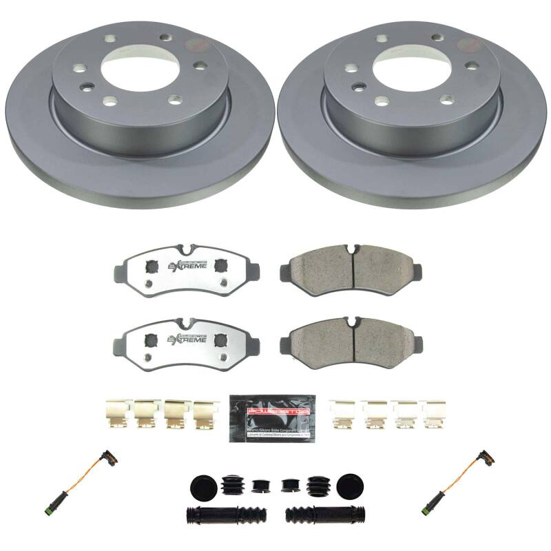 Power Stop 19-20 Freightliner Sprinter 1500 Rear Z36 Coated Truck & Tow Brake Kit