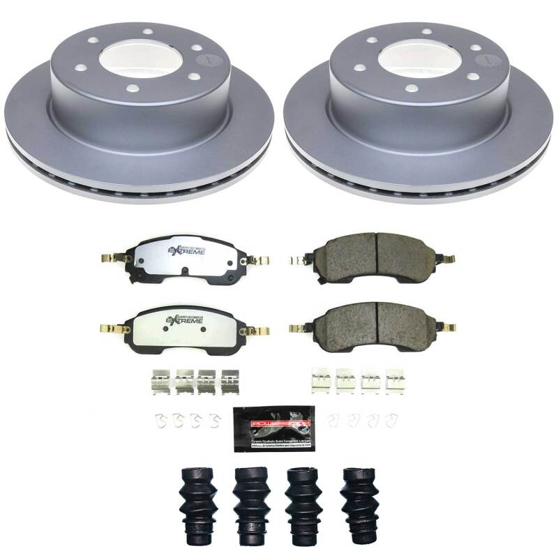 Power Stop 21-25 Ford Bronco Rear Z36 Coated Truck & Tow Brake Kit