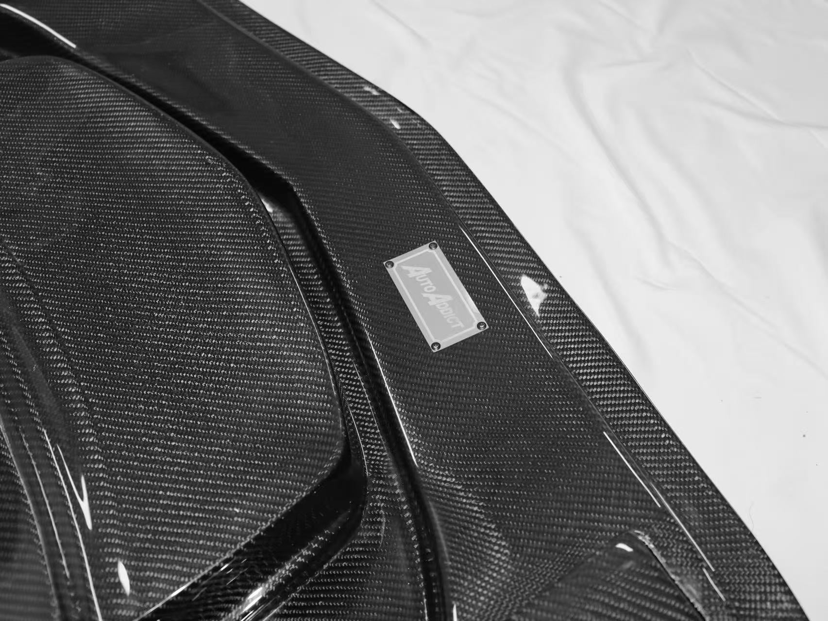 2014-2019 Corvette C7 Type-VS1 Double Sided Carbon fiber Vented Style Hood W/ Window For Stingray, Z51, Grand Sport, Z06