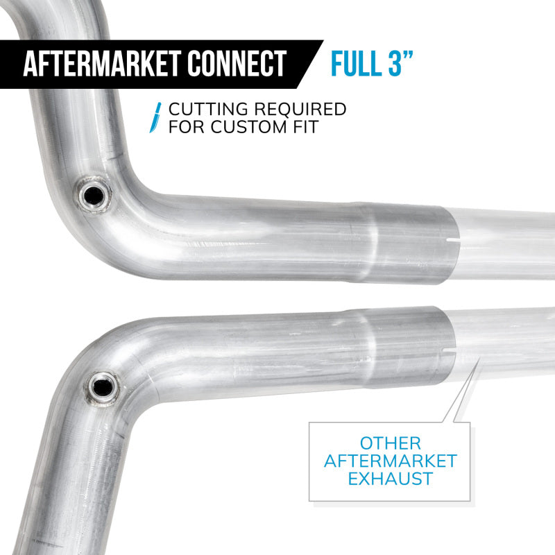 Stainless Works 15-25 Mustang GT Lead Pipe Kit - Aftermarket Connect