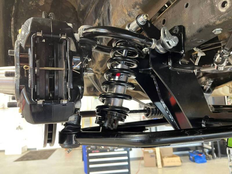 QA1 61-71 Dodge D100 Front Suspension Kit - Single Adj - 600lb/in 3-4in Drop
