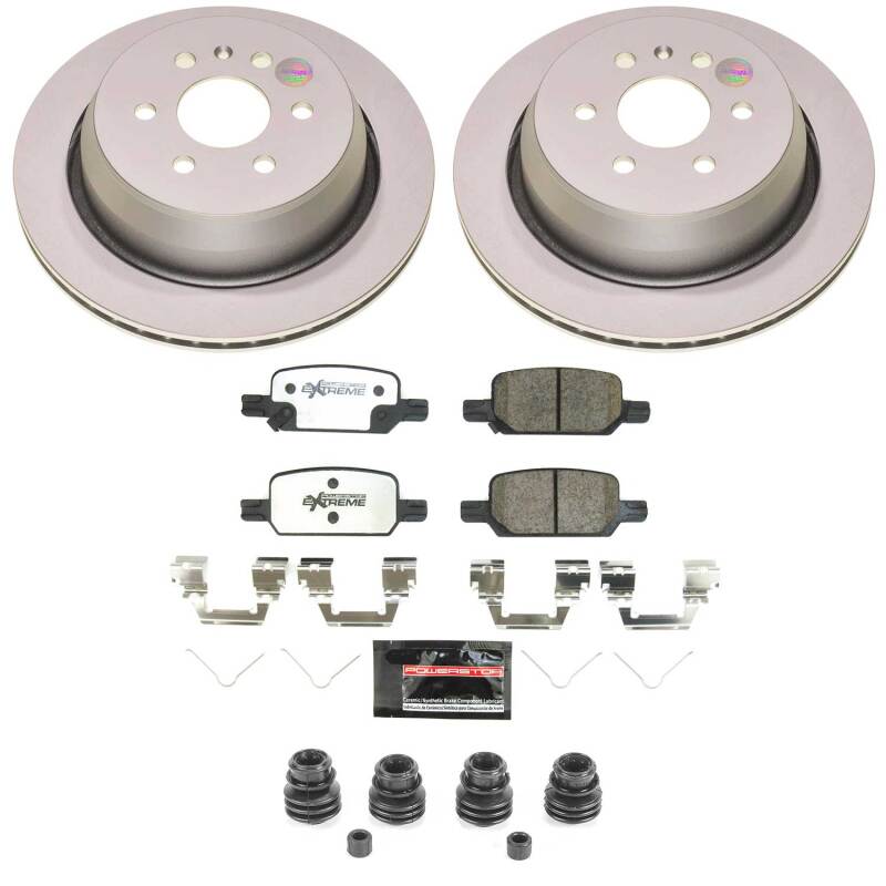 Power Stop 21-22 Chevrolet Colorado Rear Z36 Coated Truck & Tow Brake Kit