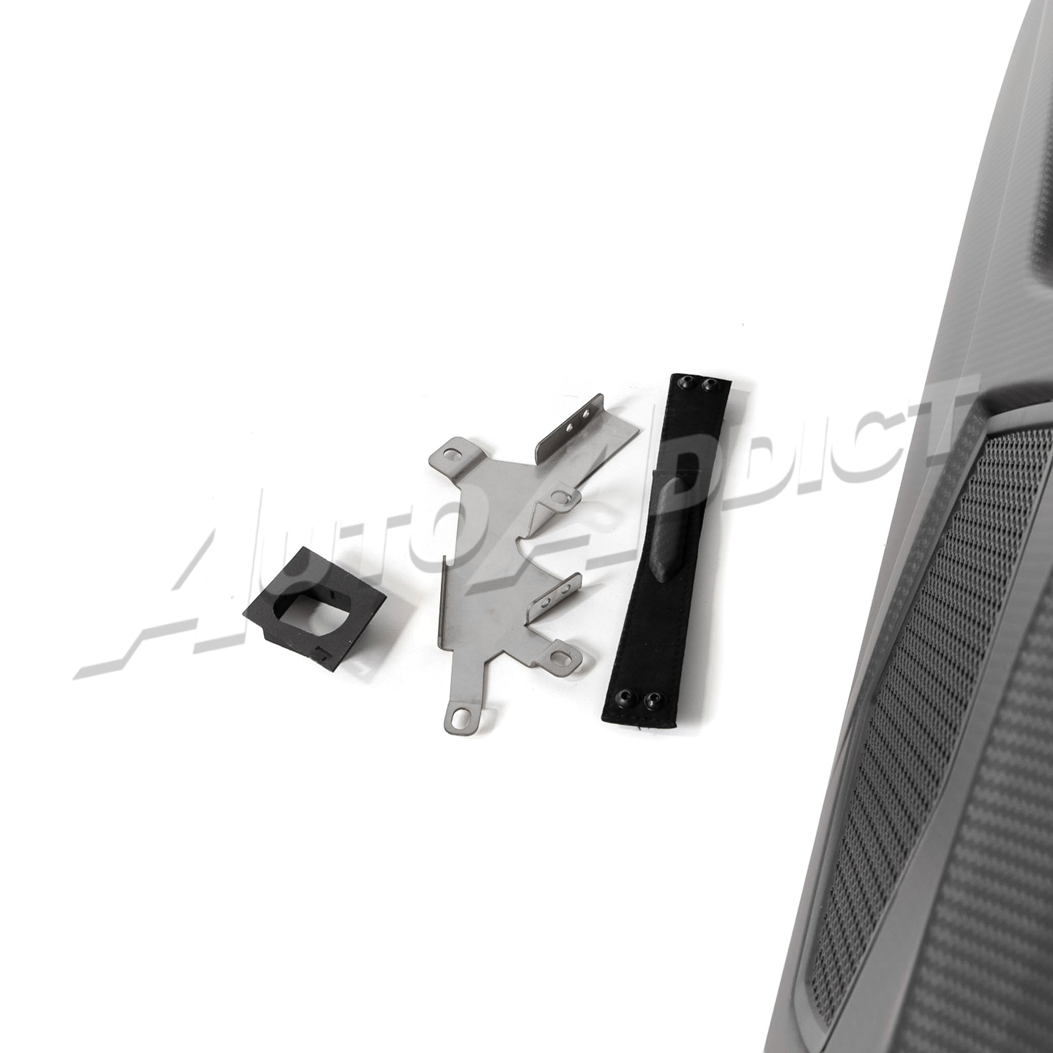 STO Lamborghini Huracan Dry Carbon Fiber Interior Door Panels w/ Brackets