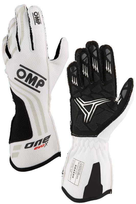 OMP One Evo X Gloves Navy Blue/Cyan - Size XL (Fia 8856-2018)