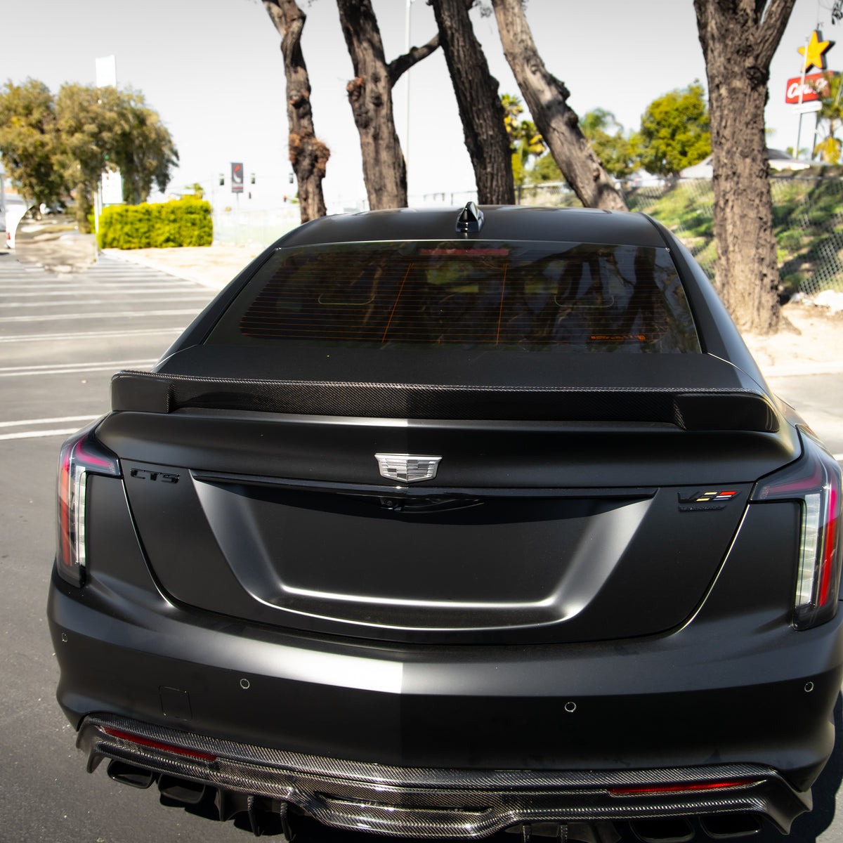 2022-2026 Cadillac CT5-V Blackwing Gloss Carbon Fiber Rear Spoiler