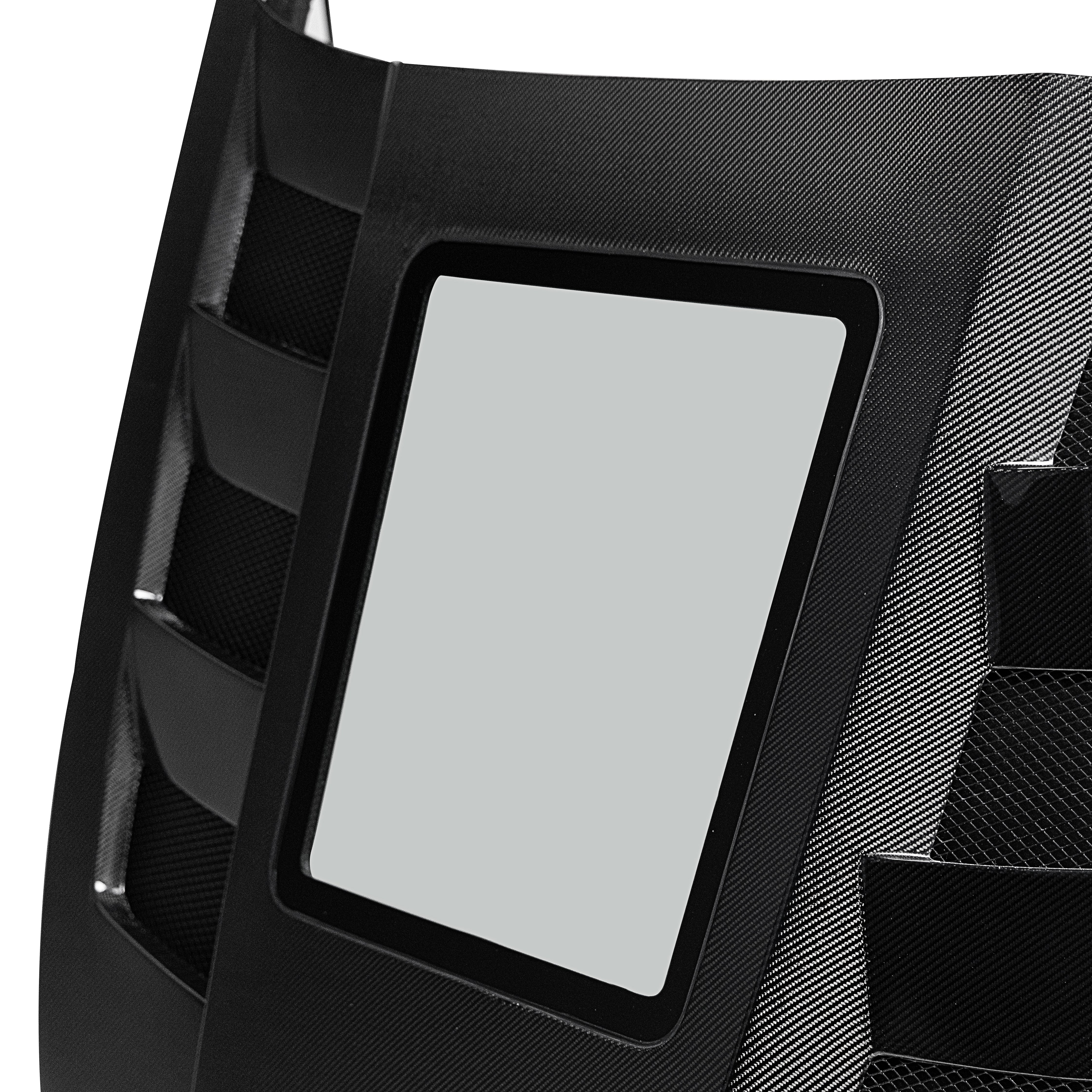 2020-2026 Cadillac CT5 / V-Blackwing Type-Terminator w/Glass Double Sided Gloss Carbon Fiber Hood