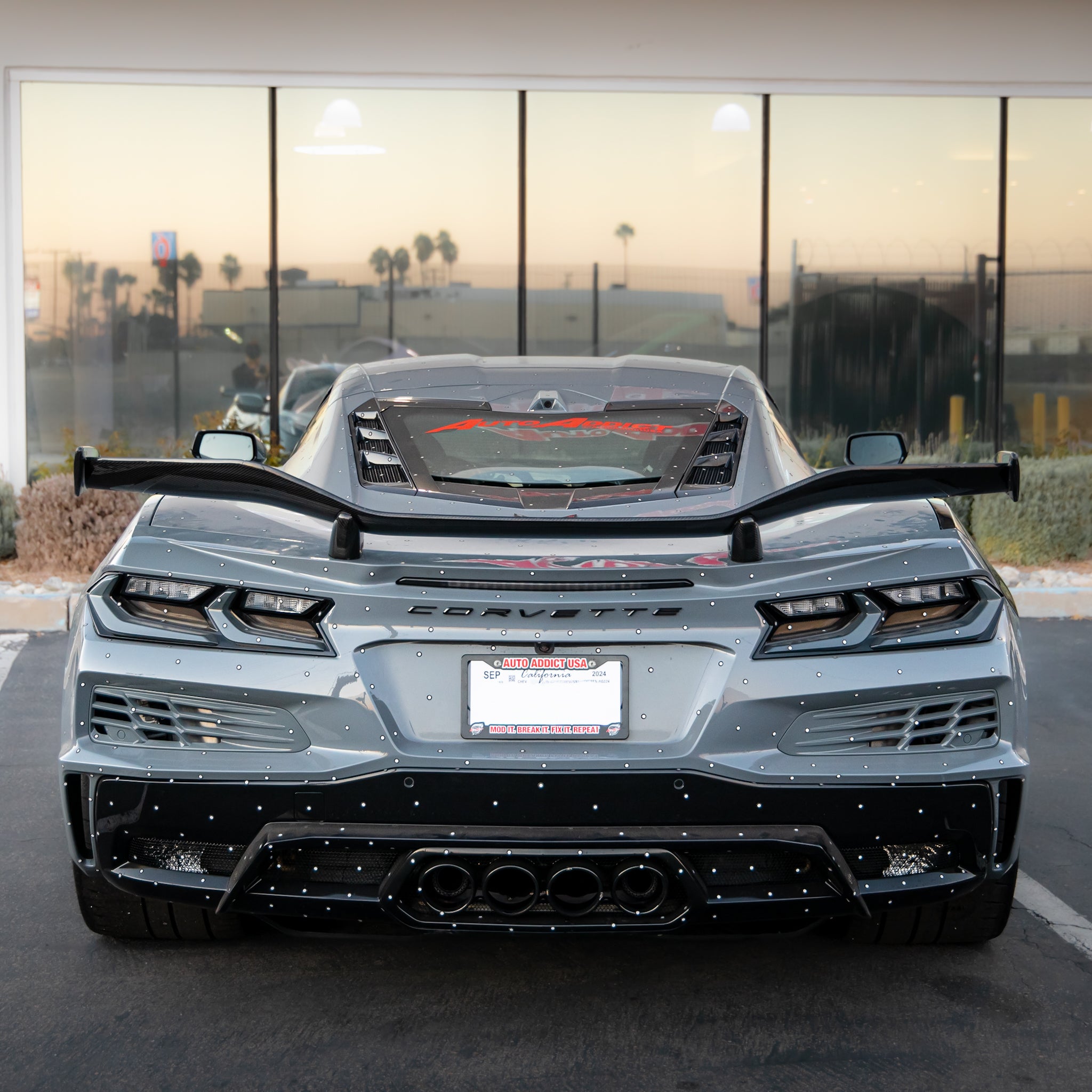 2023-2026 C8 Corvette Z06/E-Ray Z07 Rear Spoiler Carbon Fiber 1pc