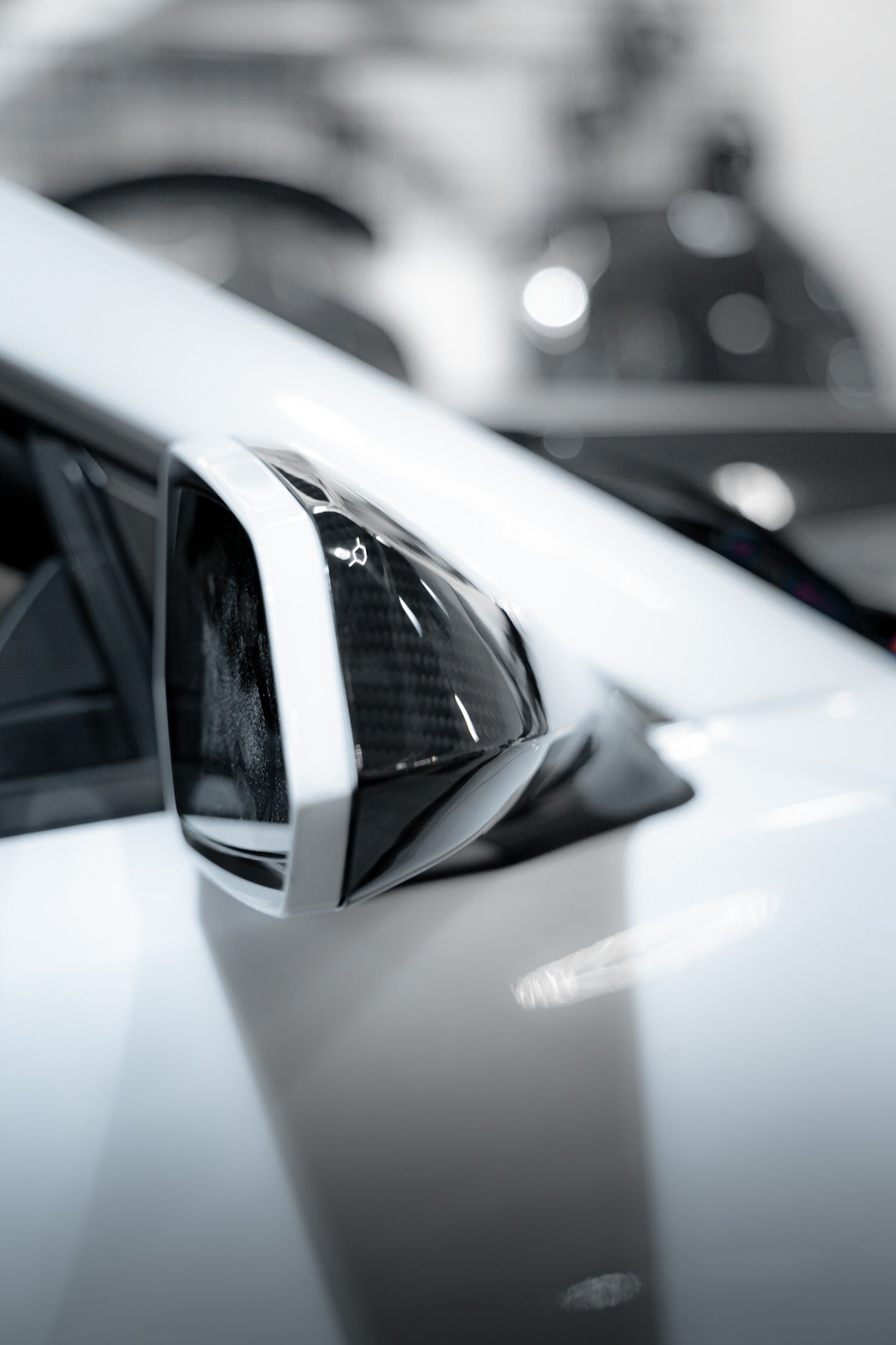 Par de tapas de espejo de fibra de carbono de repuesto para Chevy Camaro 2010-2015