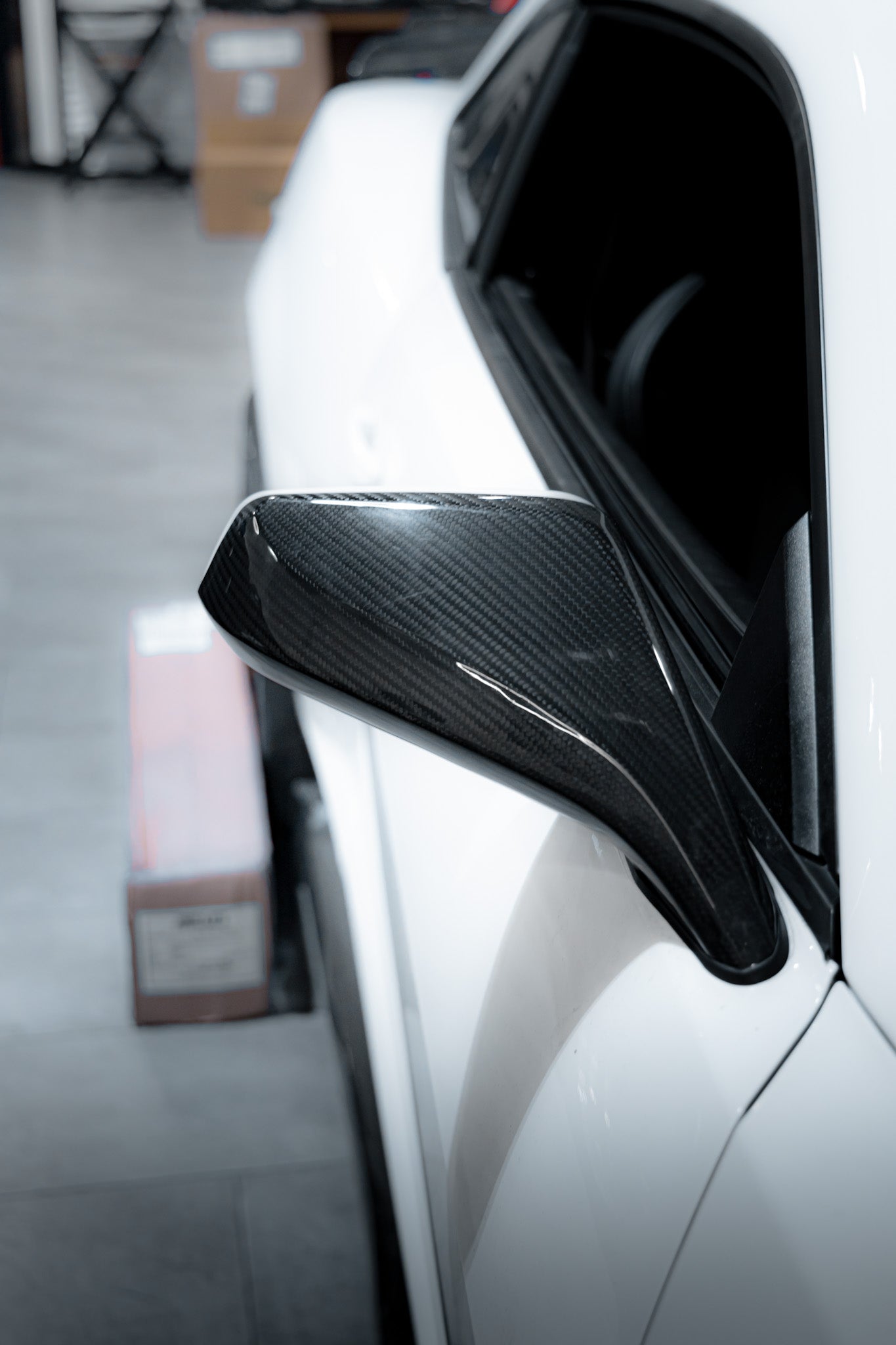 Par de tapas de espejo de fibra de carbono de repuesto para Chevy Camaro 2010-2015