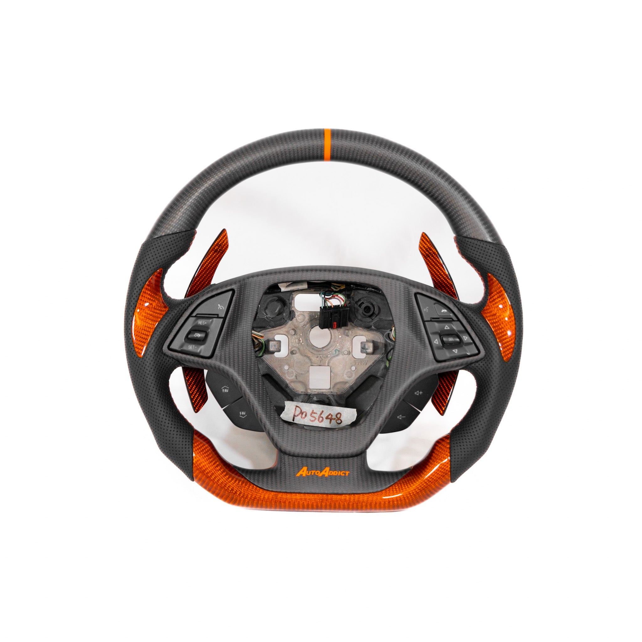 Akozon Volant Nappa Volant en Fibre de Carbone Personnalisé Cuir Akozon Volant Nappa Volant en Fibre de Carbone Personnalisé Cuir