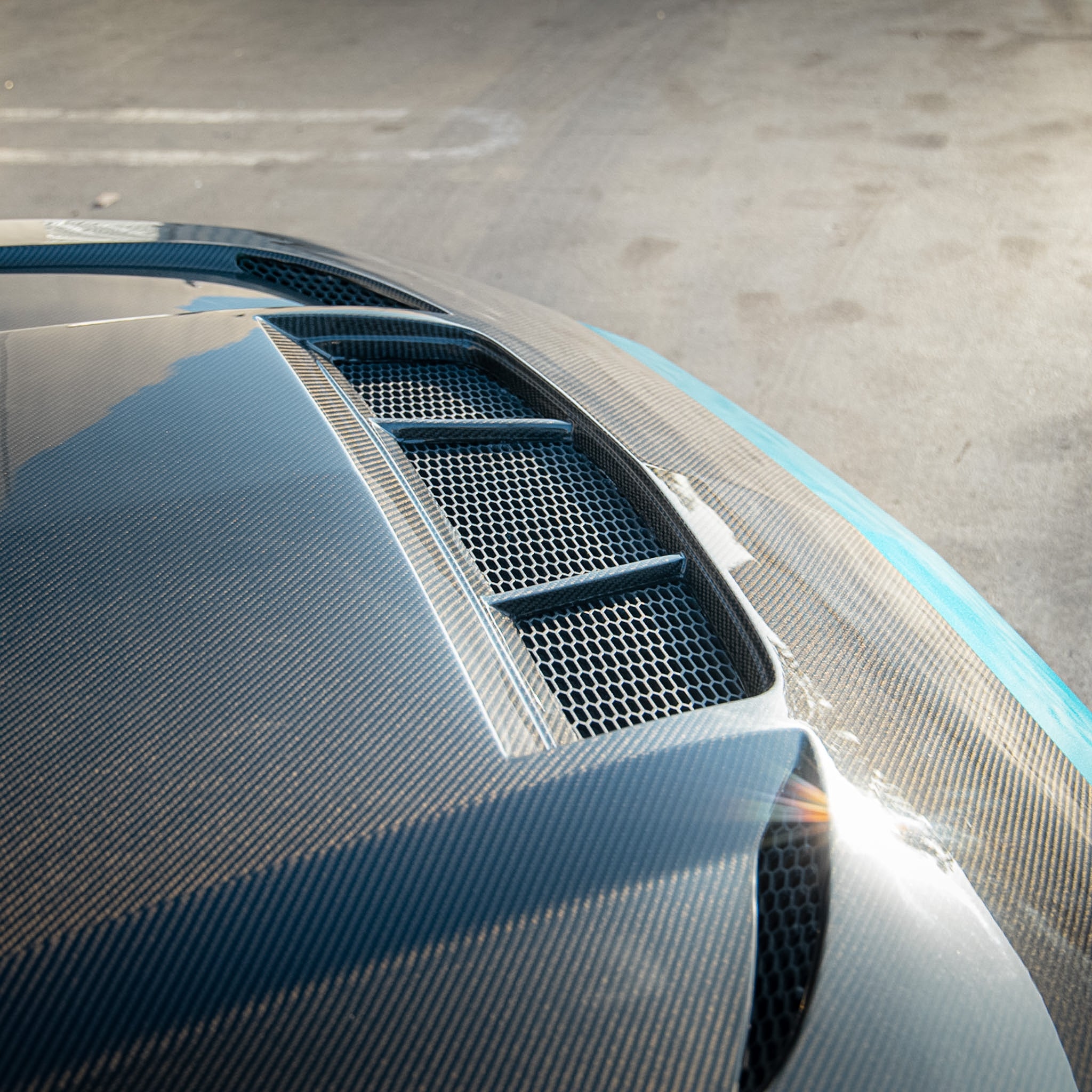 2024-2026 Mustang S650 Type-LM Carbon Fiber Double Sided Hood
