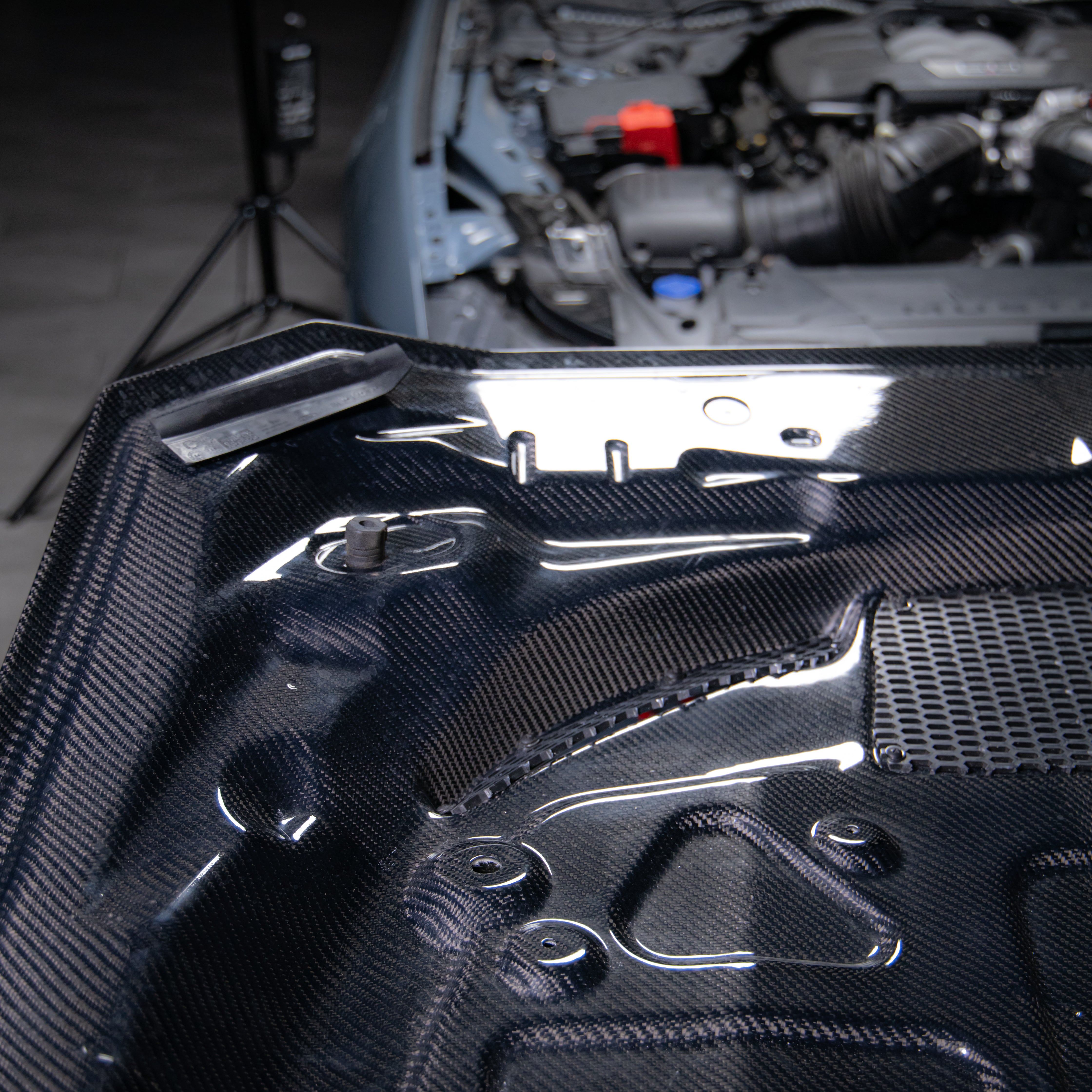 2024-2025 Mustang S650 Type-LM Carbon Fiber Double Sided Hood