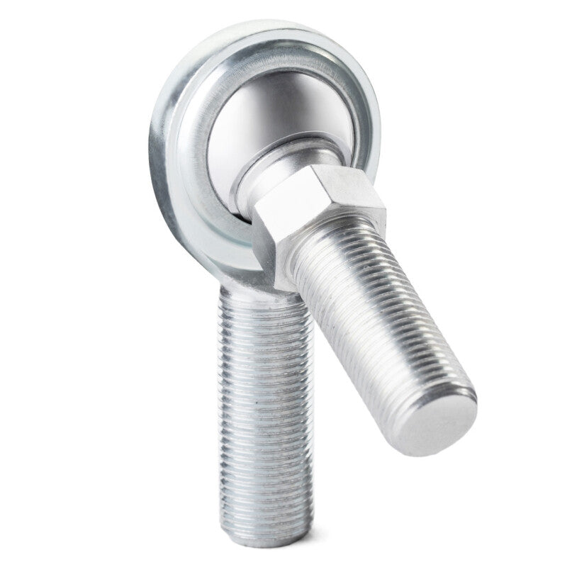 QA1 C Series 2-Pc Rod End - Male/Left Hand - .3125in Bore x 5/16-24 w/Stud - Carbon Steel
