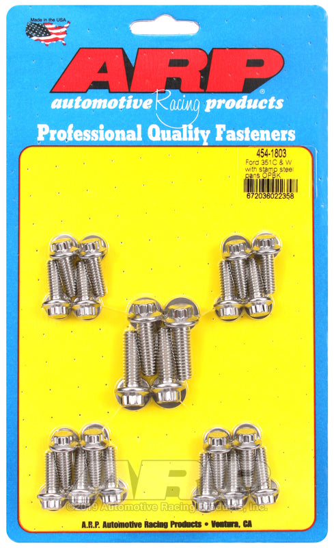 ARP Ford SS 12pt 351C and W Oil Pan Bolt Kit