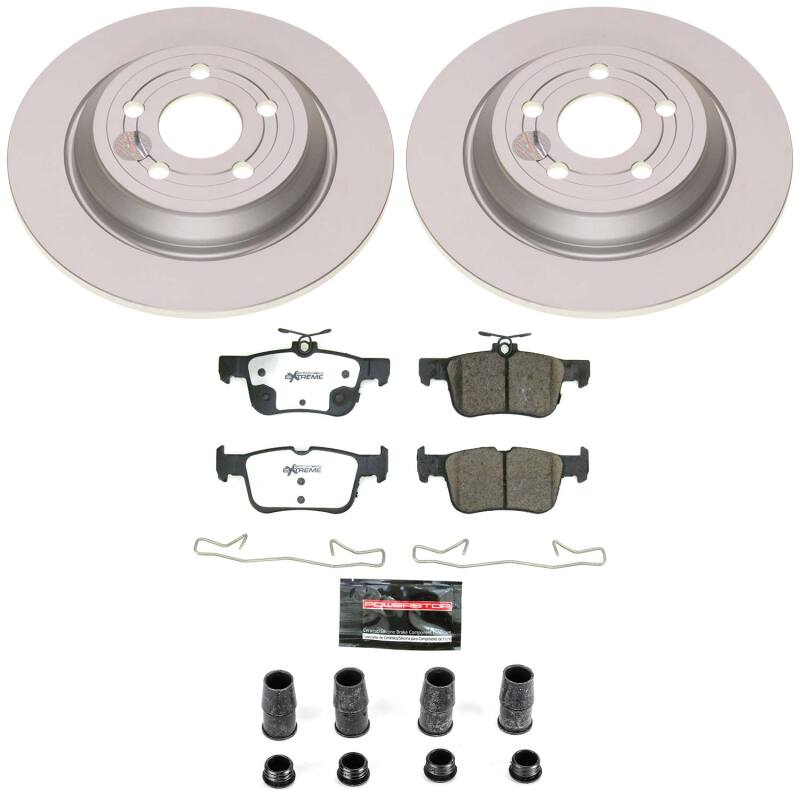 Power Stop 22-26 Ford Maverick Rear Z36 Coated Truck & Tow Brake Kit