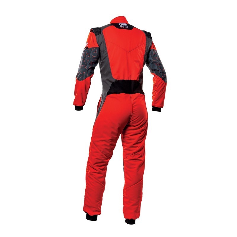 OMP Tecnica Hybrid Overall Fia 8856-2018 Black / Silver Sz 44