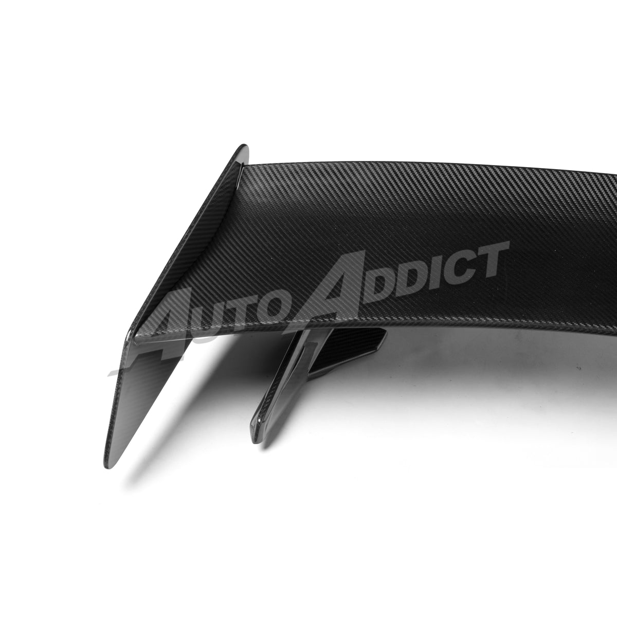 2024–2026 Mustang S650 Heritage SC™ V-Shaped Dry Gloss Carbon Fiber Rear Wing W/ Ducktail-Style Decklid