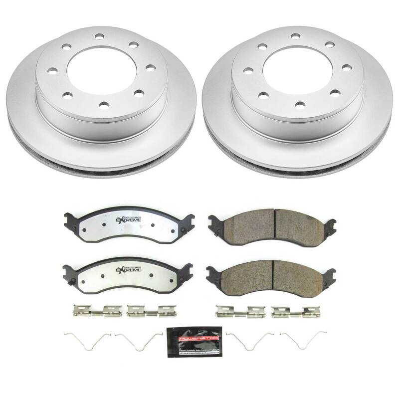 Power Stop 21-23 Chevrolet Express 2500 Rear Z36 Coated Truck & Tow Brake Kit